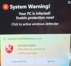 Worrying Pop-ups